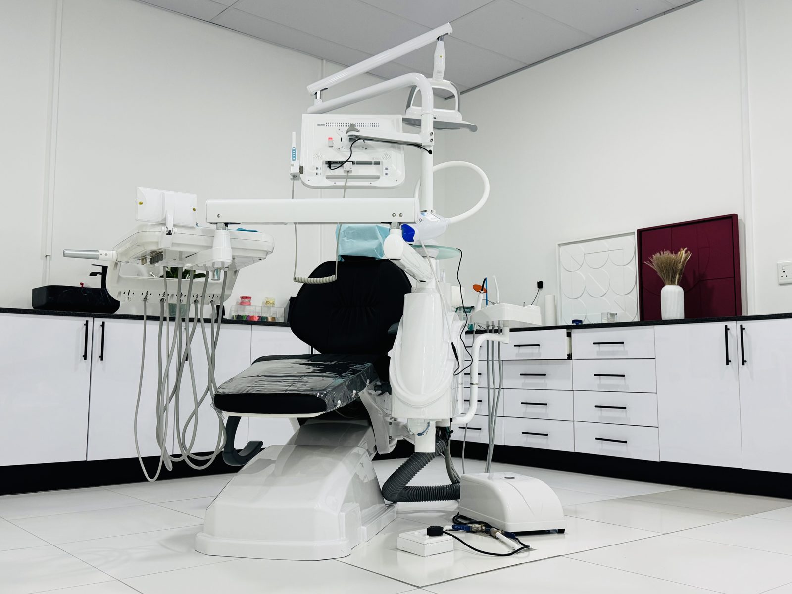 Reception and waiting area at Ultra Smile Dental Studio in Kyalami